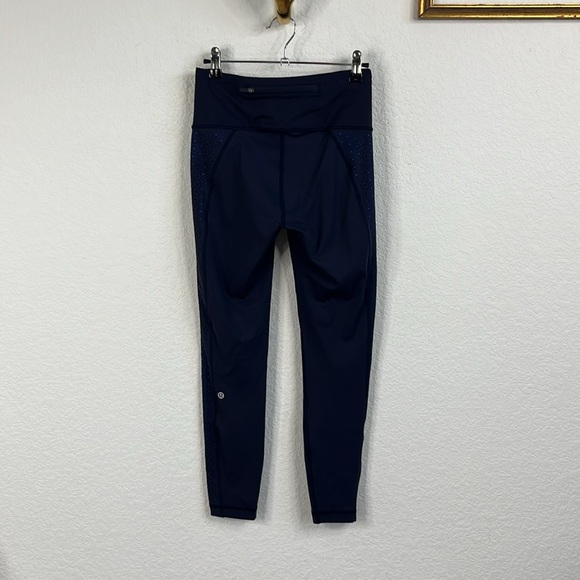 Lululemon Colour Me Quick 7/8 Tight 25" Midnight Navy / Blazer Blue Laser Cut - Picture 9 of 12